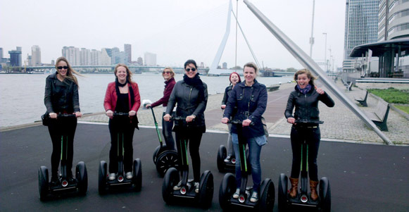 Op de Segway Rotterdam verkennen