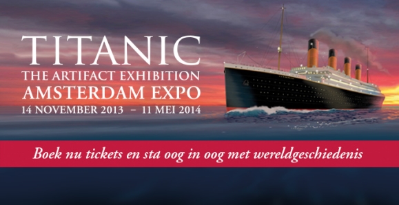 Voorkom wachtrijen bij de kassa en koop tickets online voor Titanic The Artifact Exhibition